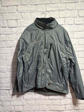 Wetskins Waterproof Lightweight Men's Gray Rain Jacket Large